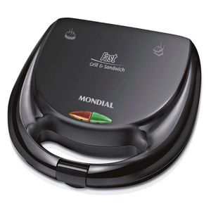 Grill e Sanduicheira Mondial Fast S-12 Preto