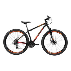 Bicicleta Caloi Vulcan Aro 29 21 Marchas Freio a Disco Mecânico Preta
