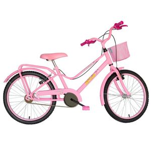 Bicicleta Juvenil Monark Brisa Aro 20 Freios V-brake Rosa