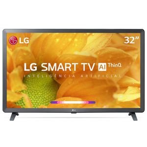 Smart TV HD LED 32” LG 32LM627BPSB Wi-Fi Bluetooth HDR Inteligência Artificial 3 HDMI 2 USB