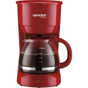 Cafeteira Eletrica Lenoxx Easy Red 18 Xícaras Vermelha