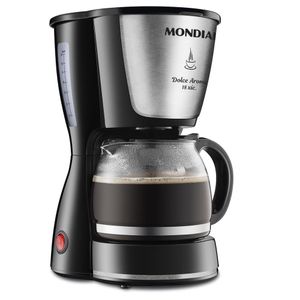 Cafeteira Elétrica Mondial Dolce Arome Thermo Inox C-33 JT 24 Xícaras Preto