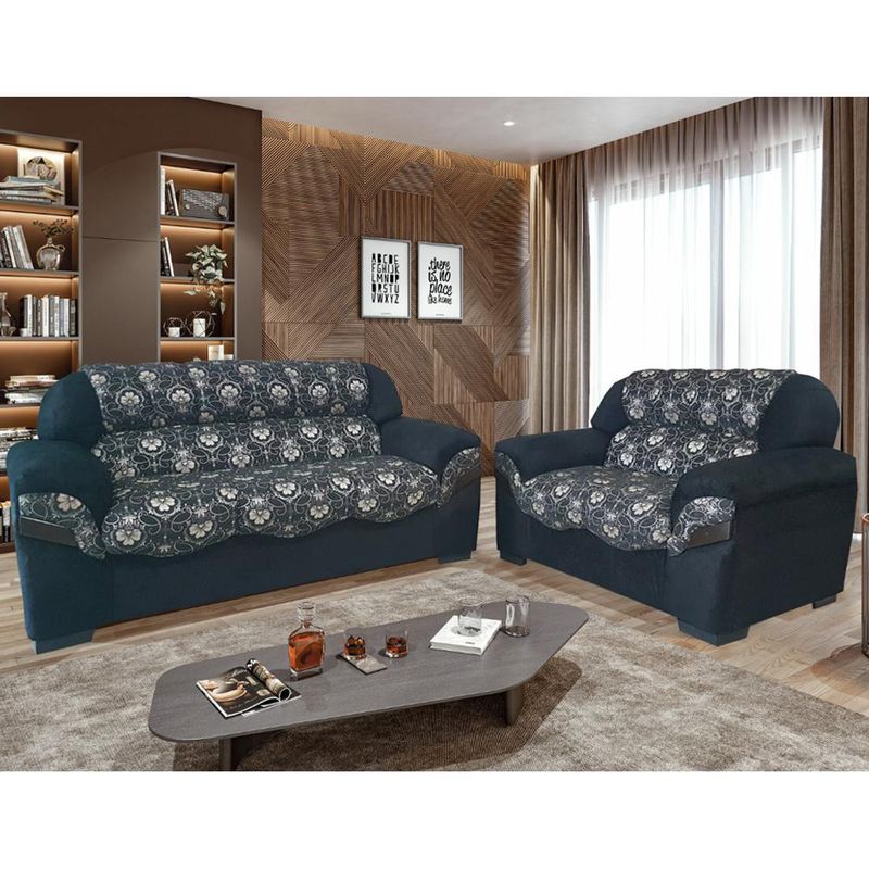 conjunto-sofa-3-2-lugares-preto-floral-ariane-divilux-estofados