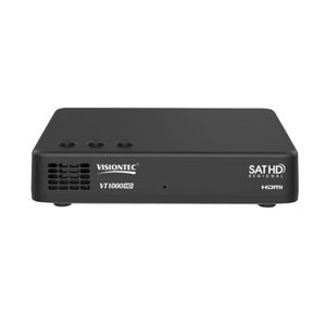 Receptor para Antena Parabólica Visiontec VT 1000 Preto