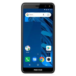Smartphone Positivo Twist 3 Pro S533 64GB + 1GB RAM Grafite Dual Chip 3G 8MP + Selfie 8MP Tela 5.7"