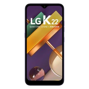 Smartphone LG K22 32GB + 2GB RAM Blue Dual Chip 4G Câmera Dupla + Selfie 5MP Tela 6.2"