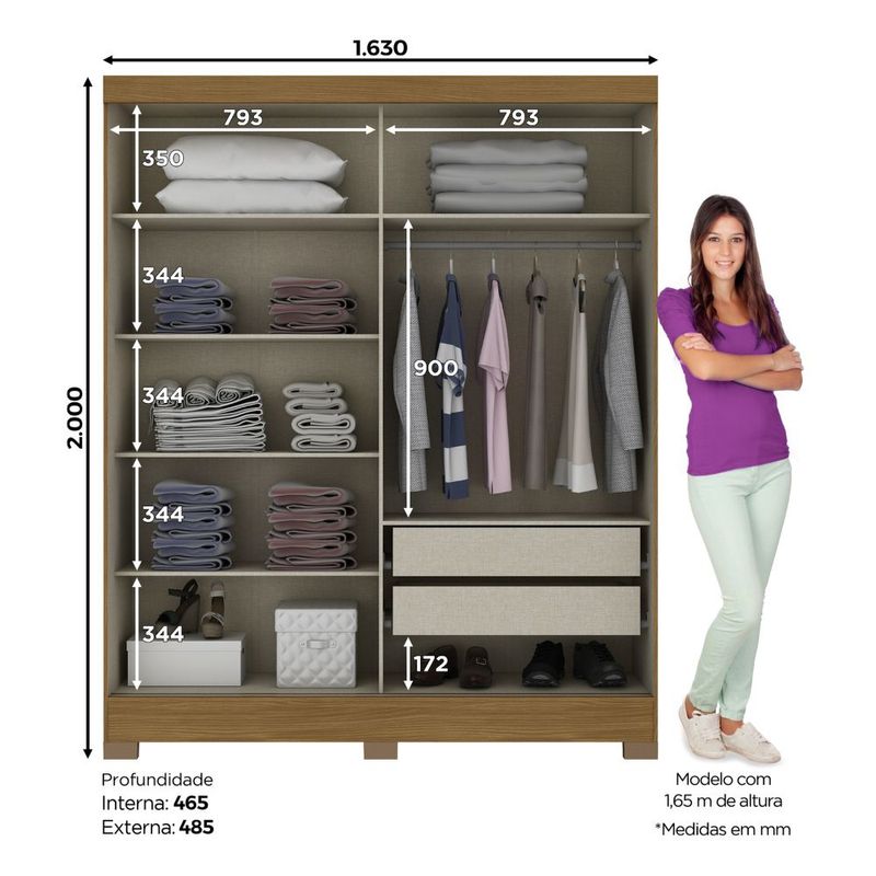 guardaroupasolteirocomespelhonatureoffwhiteb74127briz