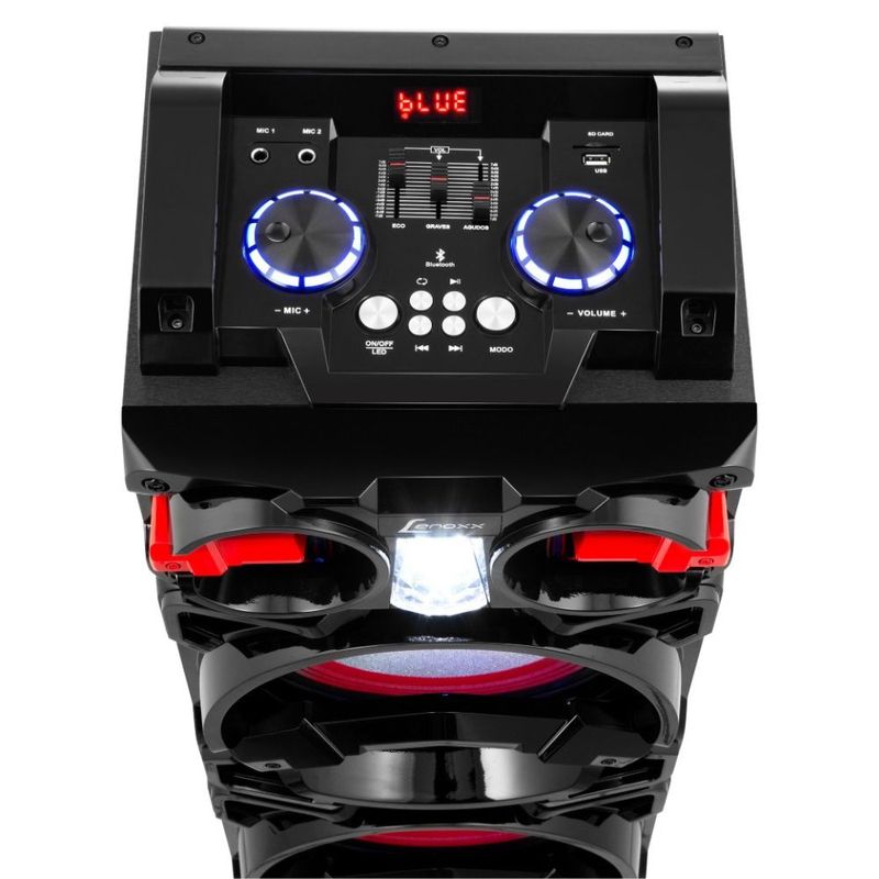 caixadesomamplificadalenoxxca3900bluetooth1000wpreta