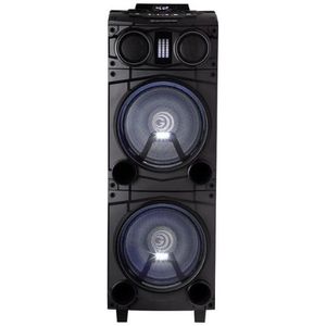 Torre de Som Gradiente Black Bass GDB10M 1200W Bluetooth USB SD Microfone