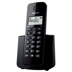 Telefone Fixo Sem Fio Panasonic KX-TG110LBB Preto