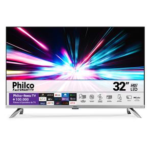 Smart TV LED 32" Philco PTV32G7PR2CSBLH Wi-Fi Inteligência Artificial 2 HDMI 1 USB