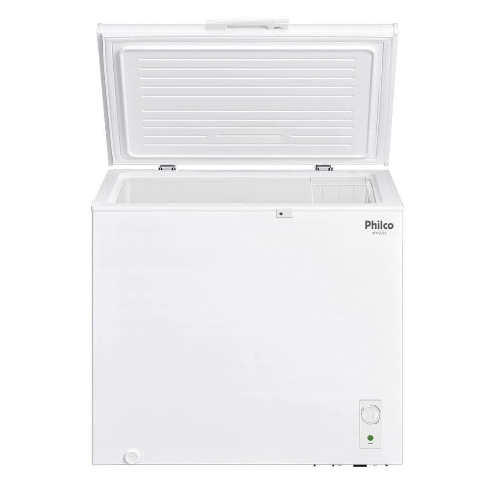 Freezer Horizontal Philco 199L 1 Porta PFH205B Branco | Lojas Guaibim