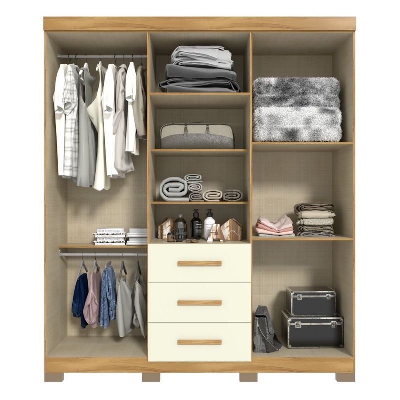 guardaroupacasal6portas3gavetascomespelhofreijooffwhitecataniaavelanmoveis