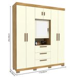 guardaroupacasal6portas3gavetascomespelhofreijooffwhitecataniaavelanmoveis