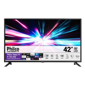 Smart TV Led 42" Philco PTV42G6FR2CPF Wi-Fi Inteligência Artificial 3 HDMI 2 USB